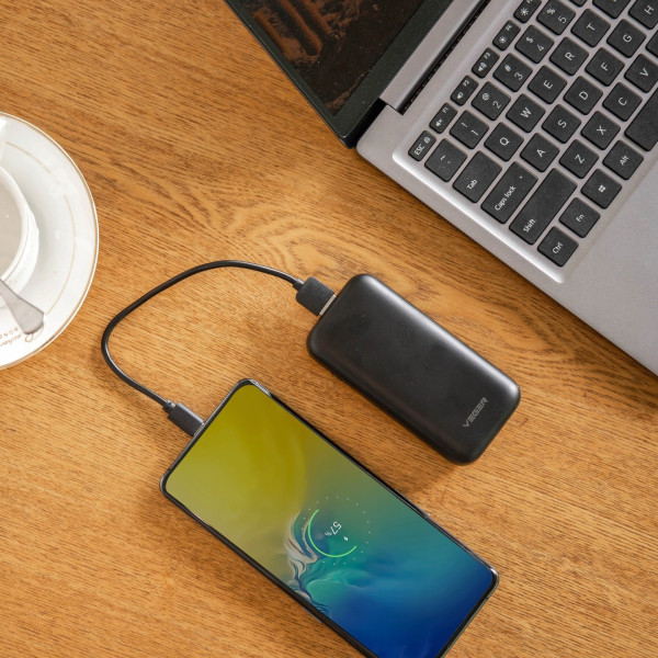Фото - Батарея мобільна Veger S10 10000mAh 20W Black (6970453554174)