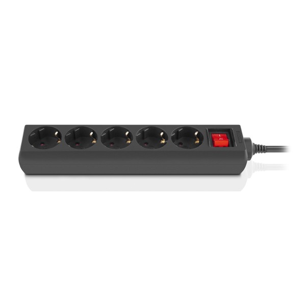 Фото - Мережевий фільтр REAL-EL RS-Protect M 10m Black (EL122300037)