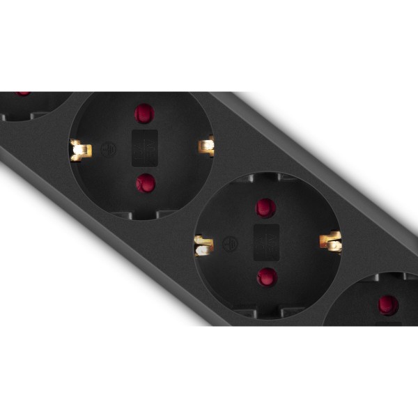 Фото - Мережевий фільтр REAL-EL RS-Protect M 10m Black (EL122300037)