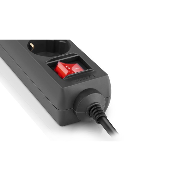 Фото - Мережевий фільтр REAL-EL RS-Protect M 10m Black (EL122300037)