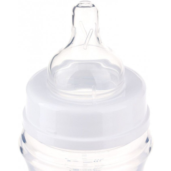 Фото - Пляшка для годування Canpol babies Антиколікова з широким горлом Easy Start Newborn Baby блакитна зірка, 120 мл. (35/216_bei)