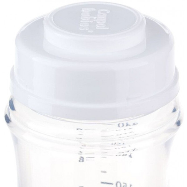 Фото - Пляшка для годування Canpol babies Антиколікова з широким горлом Easy Start Newborn Baby бежеві серця, 240 мл. (35/217_bei)