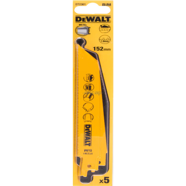 Фото - Полотно DeWALT 5 шт. (DT2361)