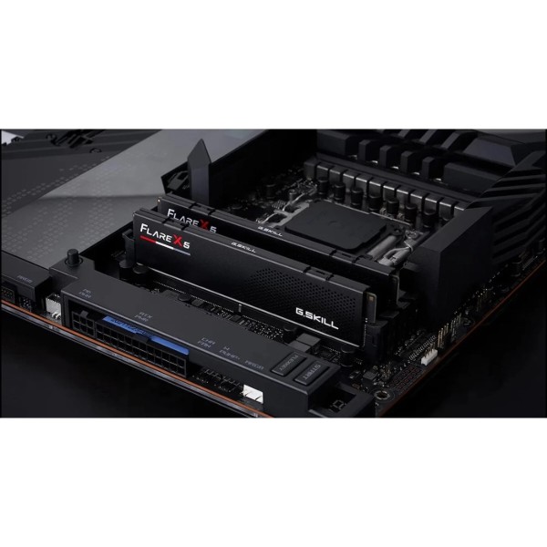 Фото - Пам'ять DDR G.Skill Flare X5 Black DDR5-5200 32GB (2x16GB) AMD EXPO CL40-40-40-83 1.10V (F5-5200J4040A16GX2-FX5)