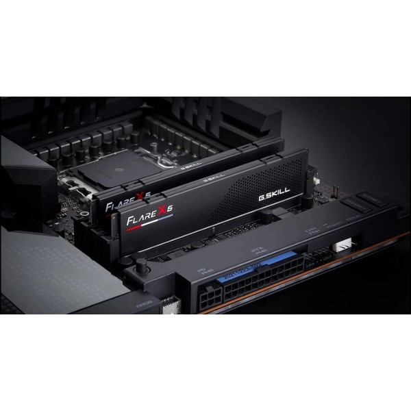 Фото - Пам'ять DDR G.Skill Flare X5 Black DDR5-5200 32GB (2x16GB) AMD EXPO CL40-40-40-83 1.10V (F5-5200J4040A16GX2-FX5)