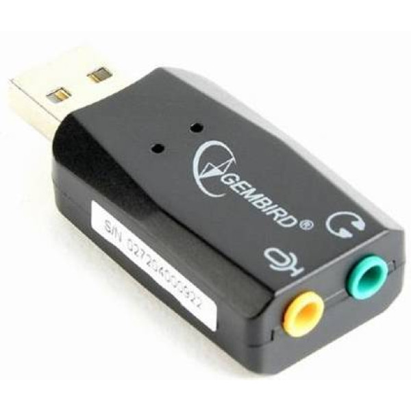 Фото - Звуковая карта Gembird SC-USB2.0-01 Black