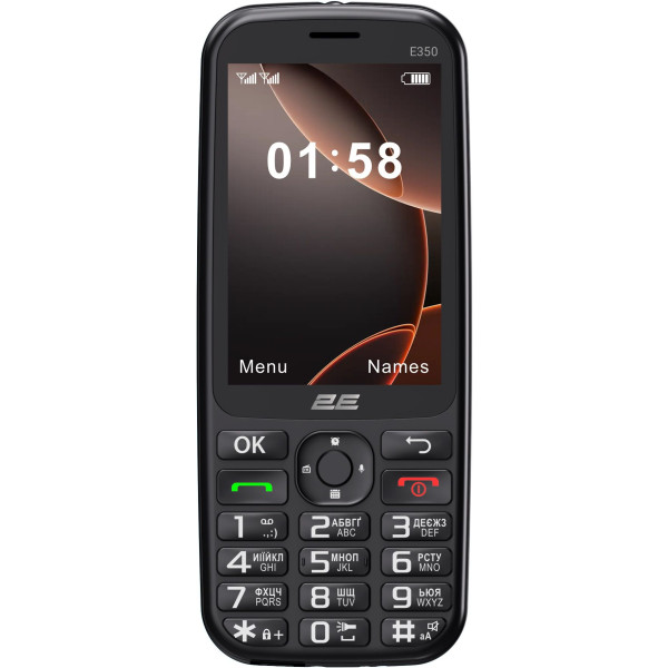 Фото - Мобильный телефон 2E E350 Dual Sim Black