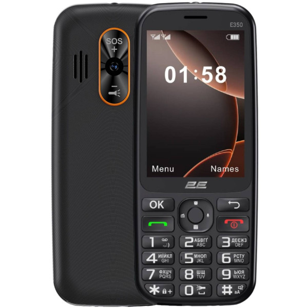 Фото - Мобильный телефон 2E E350 Dual Sim Black