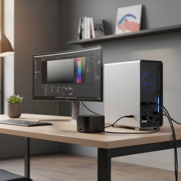 Фото - Док-станция HP TB 280W G4 Dock w/Combo Cable (4J0G4AA)
