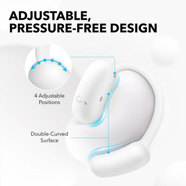 Фото - Навушники вкладиші бездротові TWS Anker SoundСore AeroFit 2 White (A3874G21)