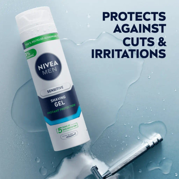 Фото - Гель для гоління NIVEA Миттєвий захист 200 мл