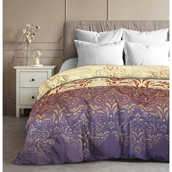 Фото - Підковдра двоспальна Zastelli 25301 175х210 см бежева (14761) Фото - Підковдра двоспальна Zastelli 25301 175х210 см бежева (14761)