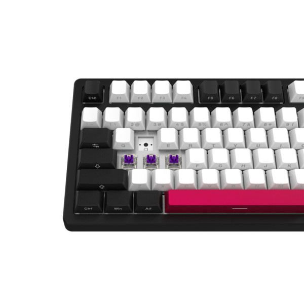 Фото - Клавиатура беспроводная игровая Lorgar KBP70TKLW Wireless TKL Mechanical Pro Black-Red (LRG-KBP70TKLW-BK-US)