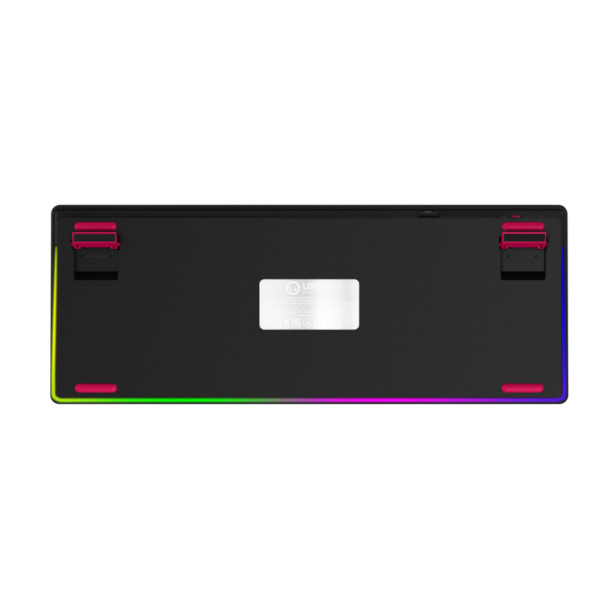 Фото - Клавиатура беспроводная игровая Lorgar KBP70TKLW Wireless TKL Mechanical Pro Black-Red (LRG-KBP70TKLW-BK-US)