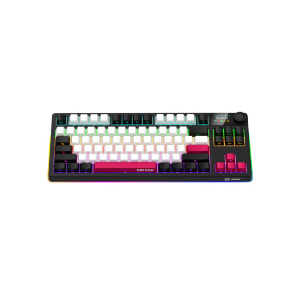 Фото - Клавиатура беспроводная игровая Lorgar KBP70TKLW Wireless TKL Mechanical Pro Black-Red (LRG-KBP70TKLW-BK-US)