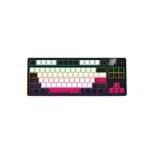 Фото - Клавиатура беспроводная игровая Lorgar KBP70TKLW Wireless TKL Mechanical Pro Black-Red (LRG-KBP70TKLW-BK-US)