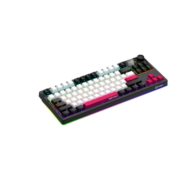 Фото - Клавиатура беспроводная игровая Lorgar KBP70TKLW Wireless TKL Mechanical Pro Black-Red (LRG-KBP70TKLW-BK-US)