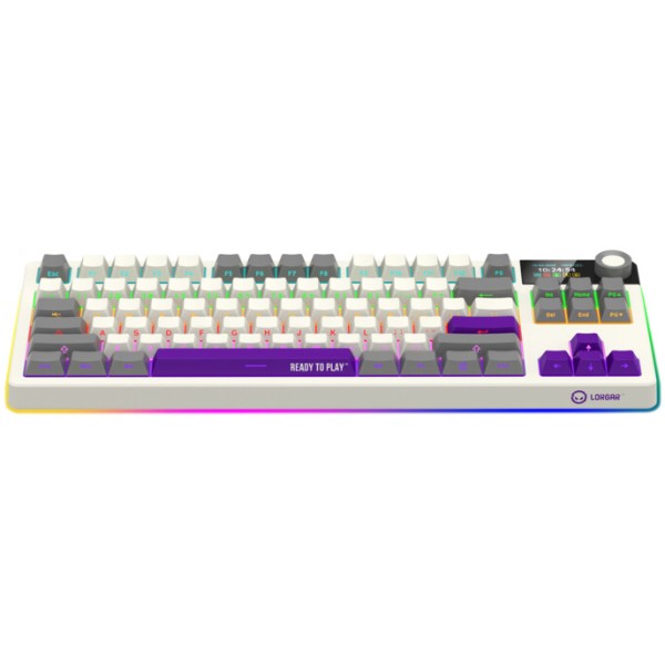 Фото - Клавиатура беспроводная игровая Lorgar KBP70TKLW Wireless TKL Mechanical Pro Beige (LRG-KBP70TKLW-RT-US)