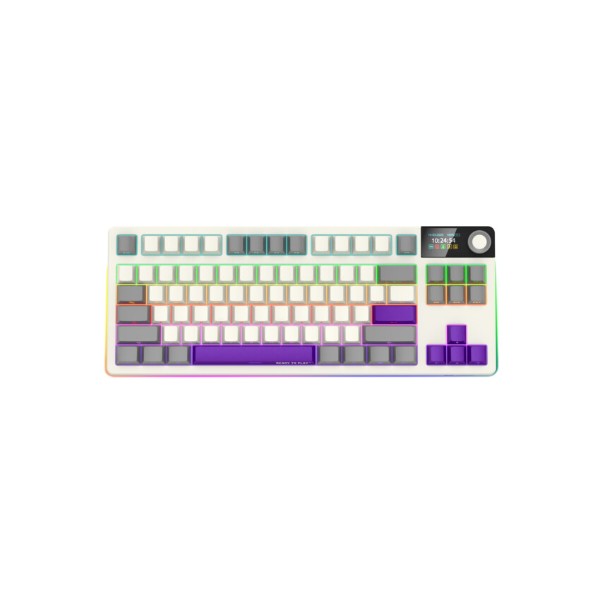 Фото - Клавиатура беспроводная игровая Lorgar KBP70TKLW Wireless TKL Mechanical Pro Beige (LRG-KBP70TKLW-RT-US)