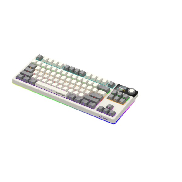 Фото - Клавиатура беспроводная игровая Lorgar KBP70TKLW Wireless TKL Mechanical Pro Beige (LRG-KBP70TKLW-RT-US)