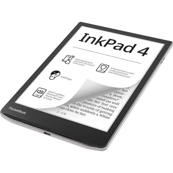 Фото - Електронна книга PocketBook 743G Stundust Silver (PB743G-U-CIS)