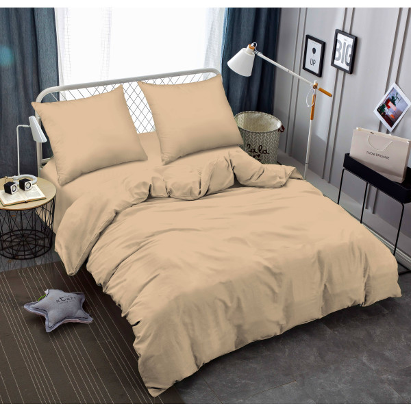 Фото - Комплект постільної білизни Zastelli 14-1118 Beige жатка 175х210 Бежевий (22222)