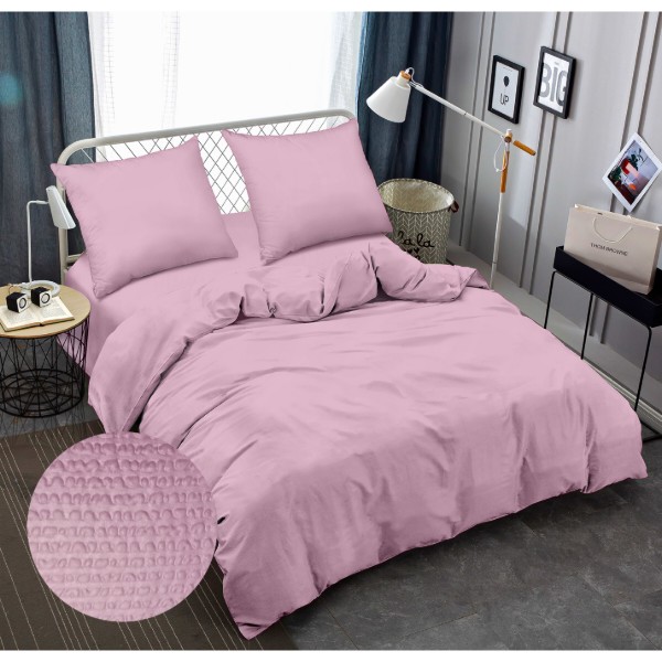 Фото - Комплект постільної білизни Zastelli 14-3204 Fragrant Lilac жатка 175х210 Рожевий (22226)
