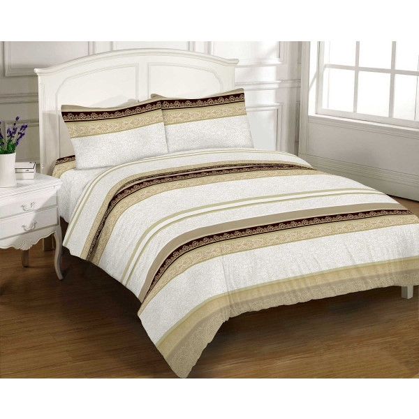 Фото - Комплект постільної білизни Zastelli 2847 Brown бязь 175х210 Різнокольоровий (16290)