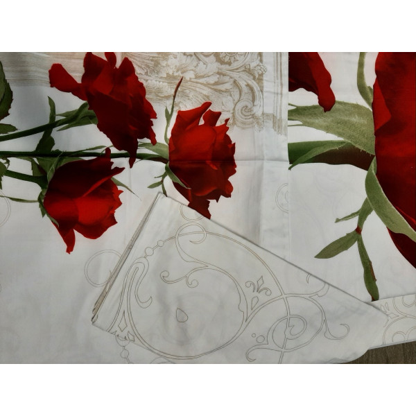 Фото - Комплект постільної білизни Word of Dream сатин 200х220 см різнокольоровий (H350)