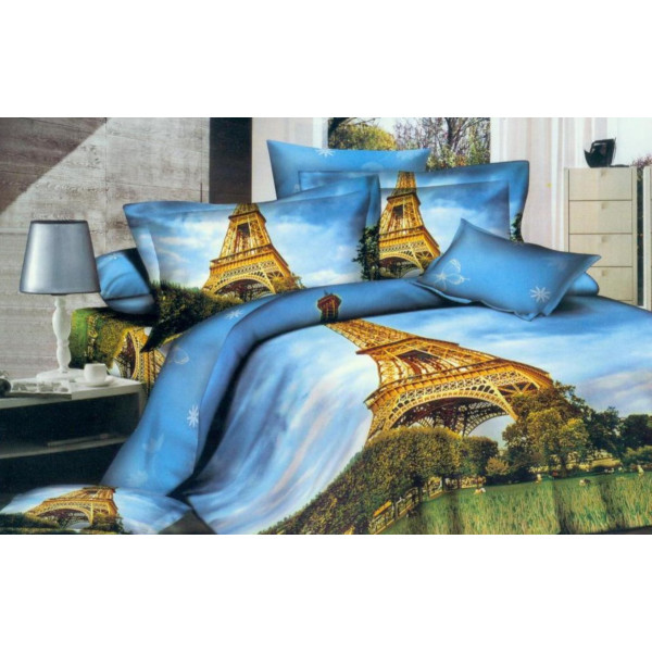 Фото - Комплект постільної білизни Word of Dream сатин 200х220 см різнокольоровий (H783)