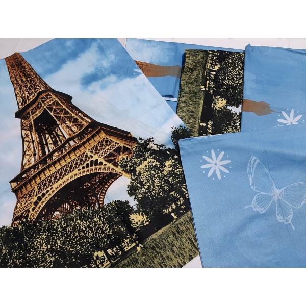 Фото - Комплект постільної білизни Word of Dream сатин 200х220 см різнокольоровий (H783)