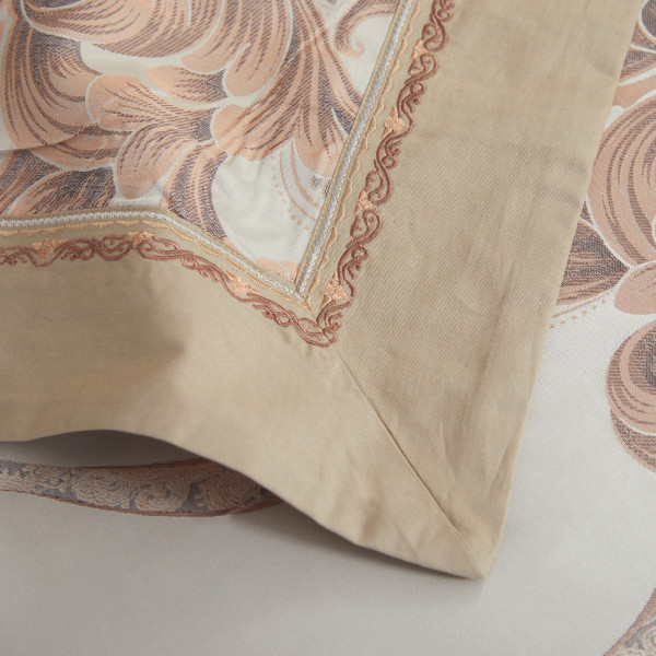 Фото - Комплект постільної білизни Word of Dream 64 Версаль жаккард 200х220 см бежевий (19303-19308)
