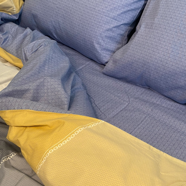 Фото - Комплект постільної білизни Word of Dream Премiум сатин 200х220 см сірий (ВХ709)