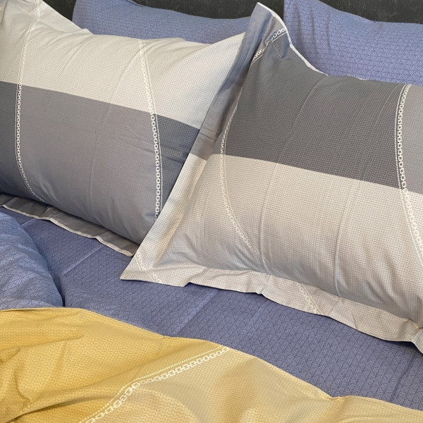 Фото - Комплект постільної білизни Word of Dream Премiум сатин 200х220 см сірий (ВХ709)