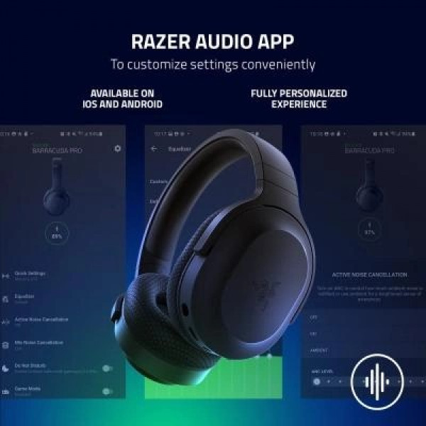 Фото - Гарнитура беспроводная игровая Razer Barracuda X 2022 Roblox Edition Black (RZ04-04430400-R3M1)