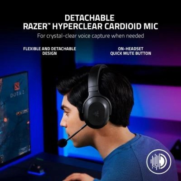 Фото - Гарнитура беспроводная игровая Razer Barracuda X 2022 Roblox Edition Black (RZ04-04430400-R3M1)