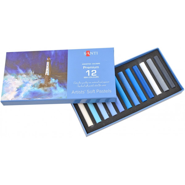 Фото - Пастель Santi Sea colours 12 кол. (353273)