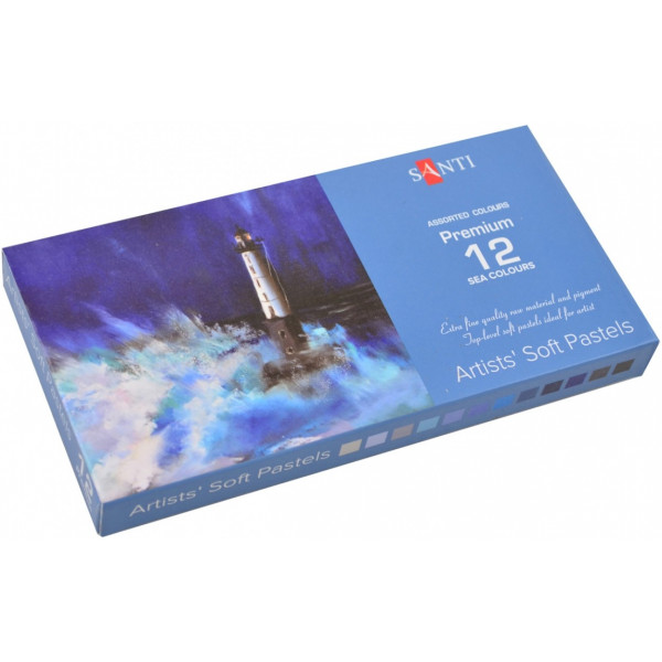 Фото - Пастель Santi Sea colours 12 кол. (353273)