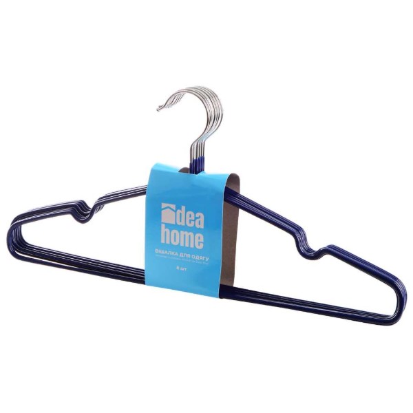 Фото - Вешалка Idea Home 40,5х21 см Dark Blue 8 шт. (7043036)
