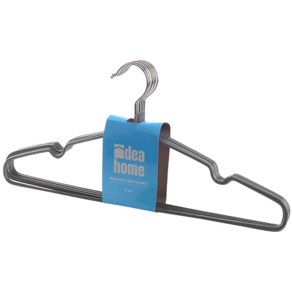 Фото - Вешалка Idea Home 40,5х21 см Light Grey 8 шт. (7043034)