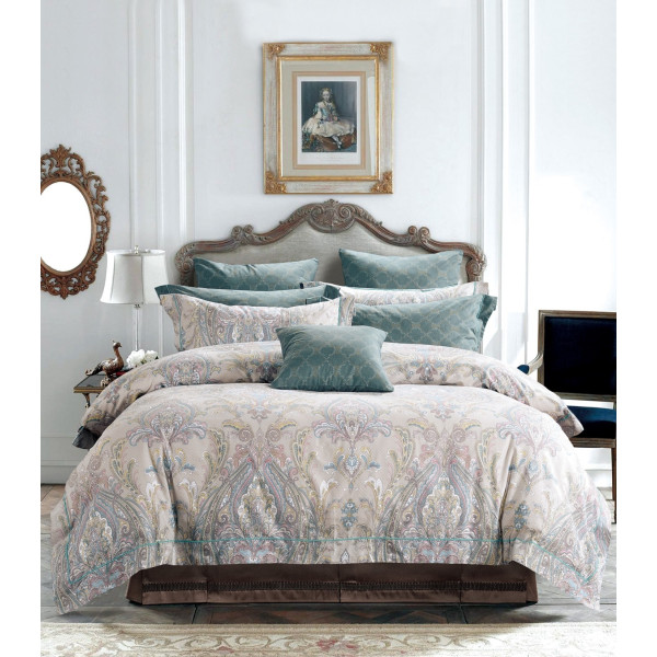 Фото - Комплект постільної білизни Word of Dream 9285 Преміум сатин 150х215 Сірий (17970) Фото - Комплект постільної білизни Word of Dream 9285 Преміум сатин 150х215 Сірий (17970)