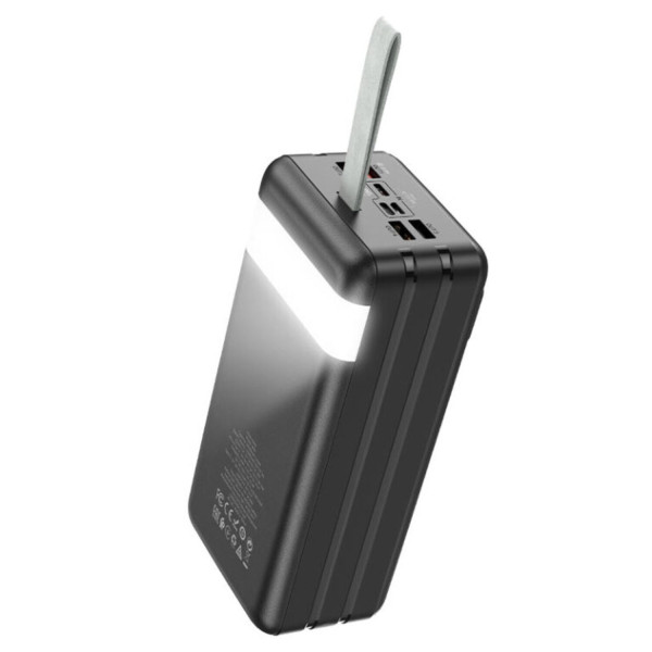Фото - Батарея мобільна HOCO J86B Electric 22.5W 60000mAh Black (6931474771742)