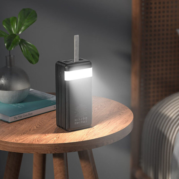 Фото - Батарея мобільна HOCO J86B Electric 22.5W 60000mAh Black (6931474771742)