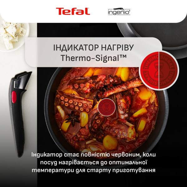 Фото - Набор посуды со съемной ручкой Tefal L867S604 Ingenio Inspiration 6 пр.