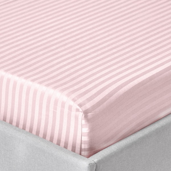 Фото - Простирадло односпальне Zastelli на резинці Pink stripe полікоттон 100х200+20 см Рожевий (22069) Фото - Простирадло односпальне Zastelli на резинці Pink stripe полікоттон 100х200+20 см Рожевий (22069)