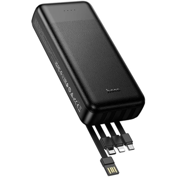 Фото - Батарея мобильная HOCO J163A 20000mAh Black (6942007664592)