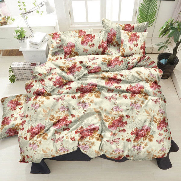 Фото - Комплект постільної білизни Zastelli 20-1077 Melon бязь Gold 2х145х210 білий (19581)