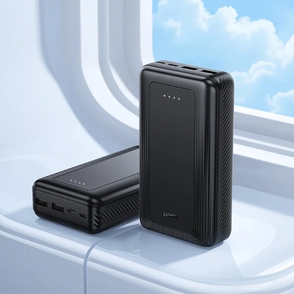 Фото - Батарея мобильная HOCO J165A 20000mAh Black (6942007666305)