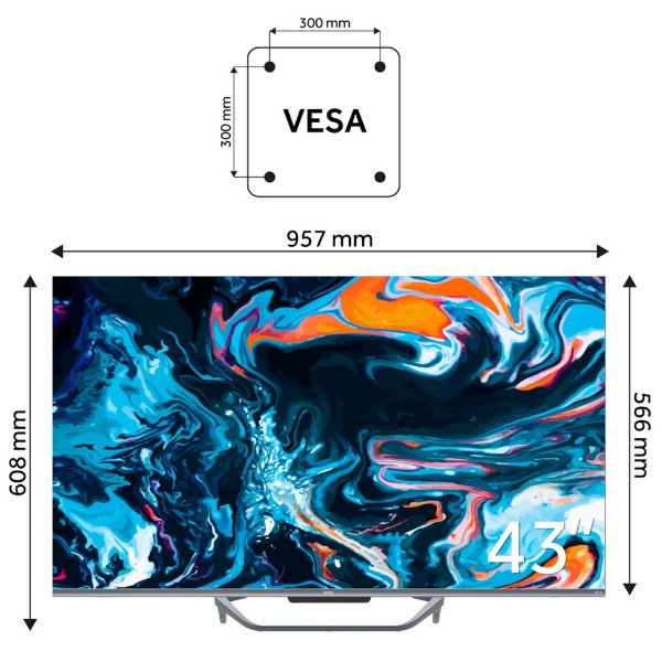 Фото - Телевізор Haier H43Q800UX