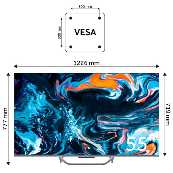 Фото - Телевизор Haier H55Q800UX